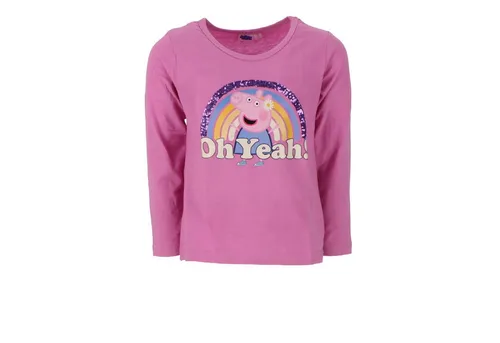 Peppa Pig Sweatshirt Pullover aus Baumwolle für Mädchen Bequemer Sweater für Kinder