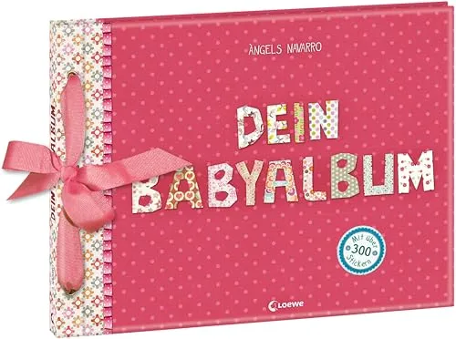 Dein Babyalbum (Mädchen - rosa): Eintragbuch, Erinnerungsbuch, Geschenkbuch zur Geburt