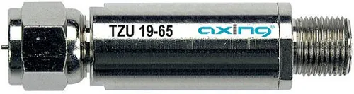 Axing TZU 19-65 Hochpassfilter, Rückkanal, Blocker, F-Buchse, F-Stecker, 85-862MHz (TZU01965)