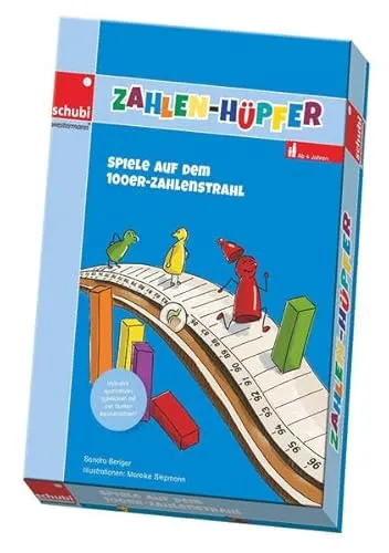 Zahlenhüpfer: Spieleset auf dem Zahlenstrahl bis 100