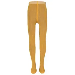 Ewers Strumpfhose Strumpfhose Rippe 77% Baumwolle, 21% Polyamid, 2% Elasthan goldfarben 110/116 | 74 cm