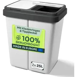 Gardissimo DUO BIN Doppelmülleimer 2x25L