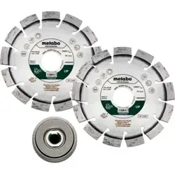 Metabo 628581000 Diamanttrennscheibe 115mm - Diamant-Trennscheibe mit Durchmesser 115mm und Bohrungs-Ø 22.23mm, ideal für präzise Schnitte in verschiedenen Materialien.