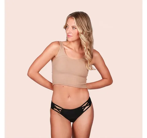 Taynie Periodenslip Woman extra stark - Periodenunterwäsche starke Blutung - Damen (1-St., 1er-Pack) Auslaufsichere Periodenunterwäsche / Periodenslip aus Bio Baumwolle