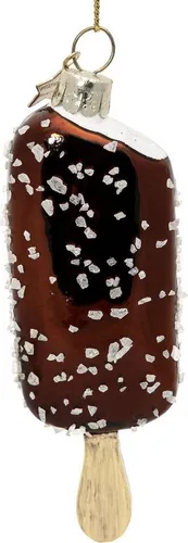 SIKORA Christbaumschmuck Eis am Stiel besondere Weihnachtskugel Glas Anhänger – BS538, Christbaumschmuck Deko - traditionell, witzig & außergewöhnlich