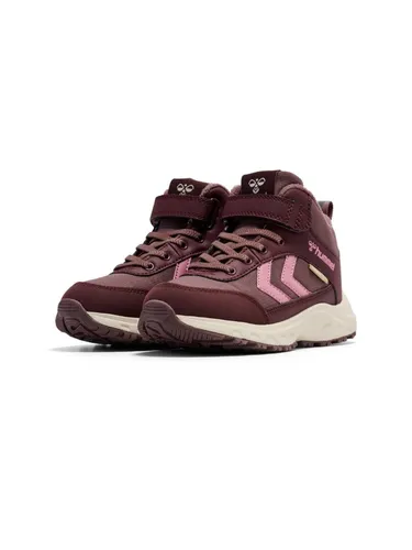 Hummel Root Tex Jr - vineyard wine, Größe:33 - Wanderschuhe für Kinder mit hummelTEX-Membran für trockene und belüftete Füße, elastische Schnürsenkel und bequeme EVA-Zwischensohle garantieren optimalen Tragekomfort.