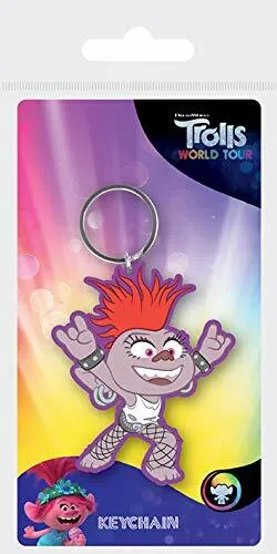 Trolls - Barb - Schlüsselanhänger aus Gummi NEU NEW