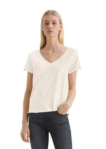Marc O'Polo Damen T-Shirt B41238551135, Silky White, XL EU - T-Shirt für Damen aus der Marc O'Polo Denim Kollektion, mit weichem, seidenähnlichem Material für einen eleganten Look und hohen Tragekomfort.