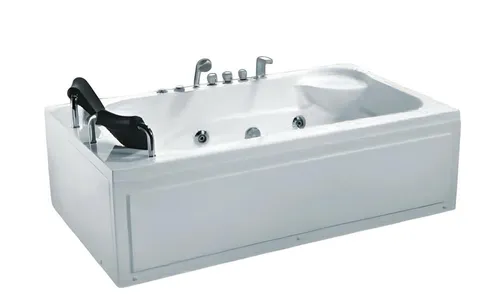 Blubberbad Komfortwanne 190x110 cm – Luxus Whirlpool für 2 Personen - Freistehende Acrylwanne in modernem Design, ideal für entspannende Momente im Badezimmer. Mit 2 Jahren Garantie und einfacher Montage.