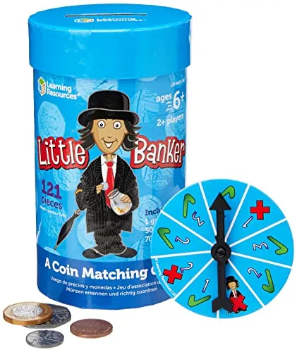 Learning Resources Little Banker Spiel „Münzen zuordnen“