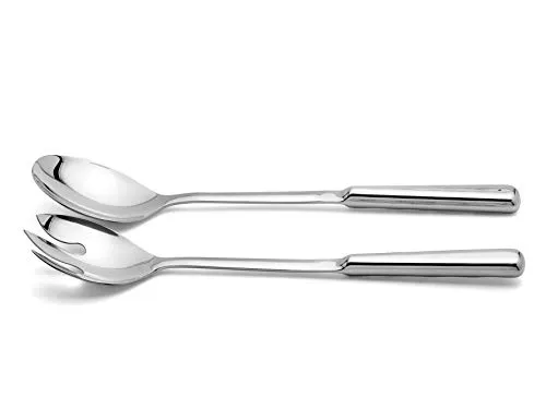 Weis 17713 Salatbesteck, Edelstahl, Silber
