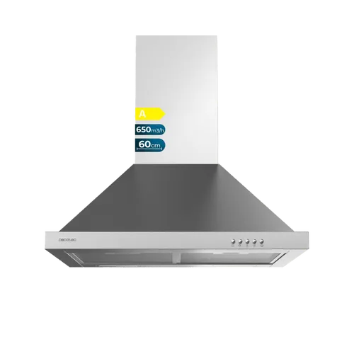 Dunstabzugshaube Dunstabzug Wandhaube Cecotec Bolero Flux PM 606500 Inox