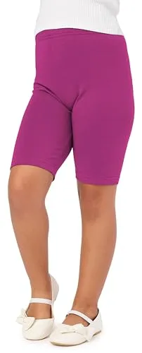 Merry Style Mädchen Kurze Leggings aus Viskose MS10-132 (Fuchsie-2, 146 cm)