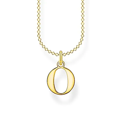 THOMAS SABO Halskette Buchstabe O vergoldetes Silber KE2024-413-39