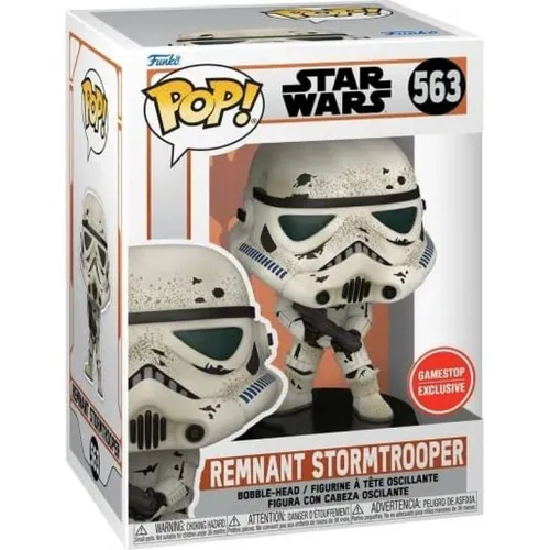 Star Wars - Remnant Stormtrooper 563 Exclusive - Funko Pop! Figur - Spielfigur, limitierte Auflage von 10 cm Höhe, perfekt für Sammler und Star Wars-Fans. Offiziell lizenziert und in einer dekorativen Fensterbox.