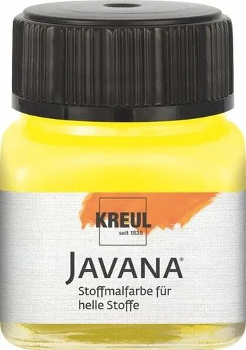KREUL JAVANA STOFFMALFARBE FÜR HELLE STOFFE CITRON 20ML 100ML/12,45 EUR NEU