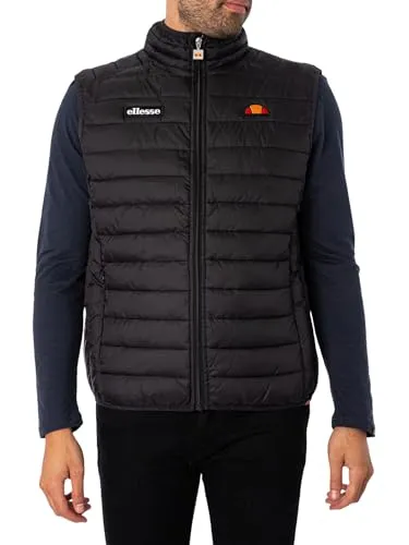 Ellesse Herren Bardy Gilet, Schwarz, XS in schwarz von ellesse