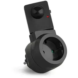 SEBSON Bewegungsmelder Zwischenstecker Bewegungsmelder in grau von SEBSON