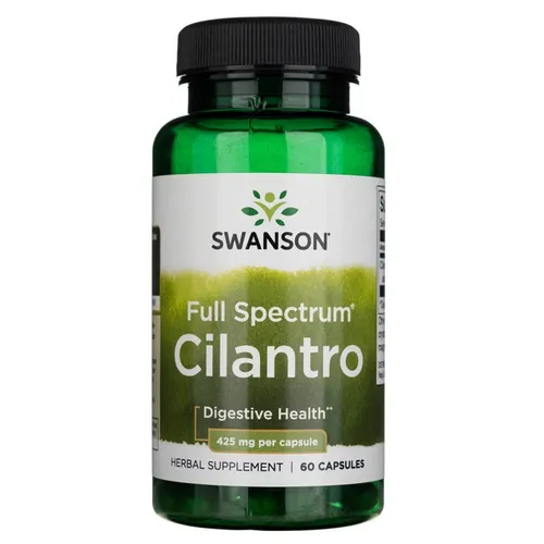 Produktbild Swanson Cilantro (Koriander) 425 mg, 60 Kapseln