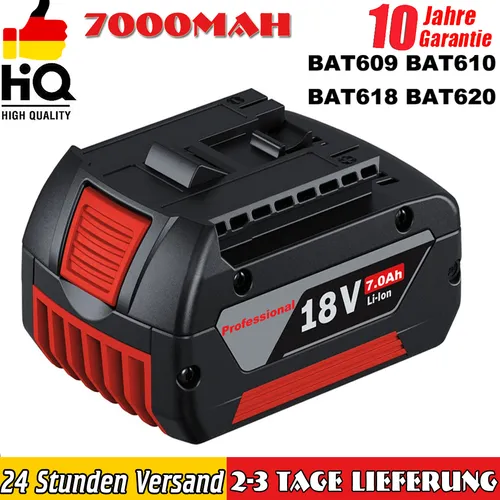 Bosch Professional 18V System Akku GBA 18V 4.0Ah - 4.0Ah Kapazität für 100 % längere Laufzeit, mit COOLPACK für optimale Wärmeableitung und längere Lebensdauer