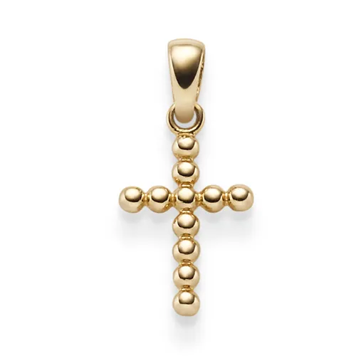 Kreuz Anhänger aus 585 Gelbgold – schlicht und elegant - Hochwertiger Anhänger aus 14 Karat Gelbgold, ideal für jeden Anlass. Zeitloses Design für Damen, perfekt zur Ergänzung Ihrer Schmuckkollektion.