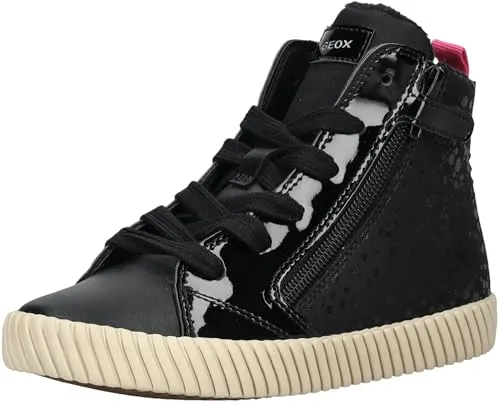 Geox J MIRROLESS GIRL Sneaker Schnürboots mit Warmfutter von Geox