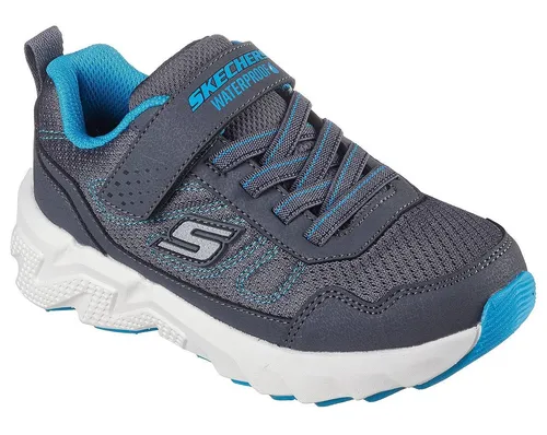 SKECHERS ELITE SPORT TREAD Kinder Sneaker - Sportliche Laufschuhe für Kinder, aus wasserabweisendem Lederimitat, ideal für Abenteuer im Freien. Inklusive Größenschablone zum Download.