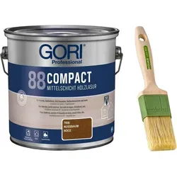 GORI 88 Compact-Lasur (2,50 Liter) mit Pinsel von Laubner