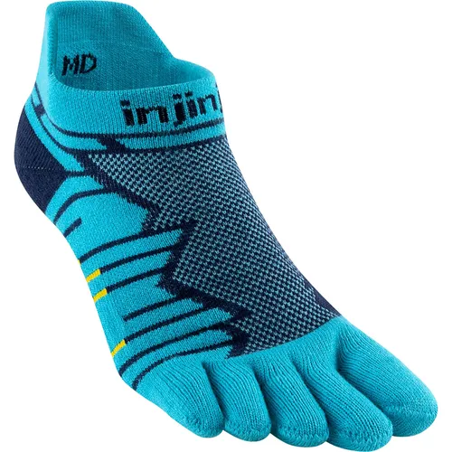 Injinji Ultra Run No-Show Socken (Größe 40.5 , blau)