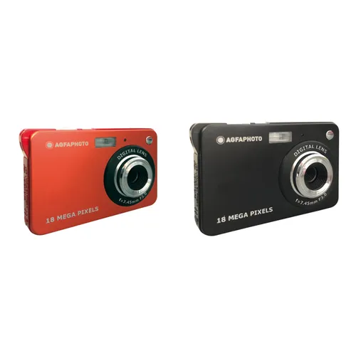 AgfaPhoto Compact DC5100, 18 MP, 4896 x 3672 Pixel, CMOS, HD, 90 g, Schwarz