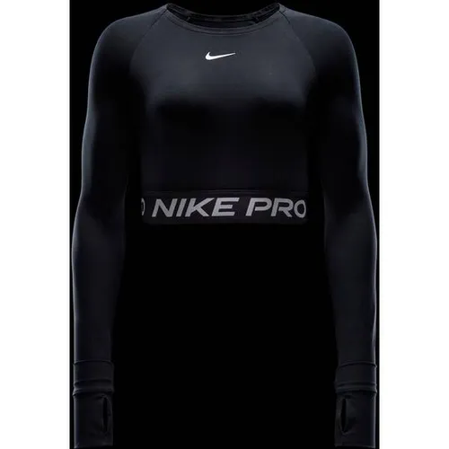 Nike Damen Pro Dri-Fit 365 Crop Longsleeve Schwarz von Nike