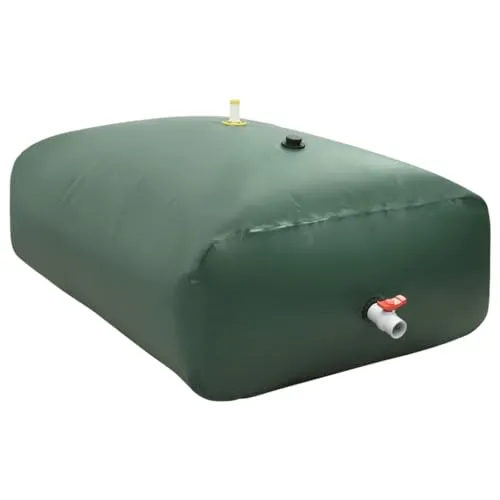 vidaXL Wassertank mit Wasserhahn 5000L - Wasserbehälter & -kanister, faltbar und reißfest aus PVC, ideal für die effiziente Aufbewahrung von Nichttrinkwasser und vielseitig einsetzbar für Garten und Outdoor-Aktivitäten.