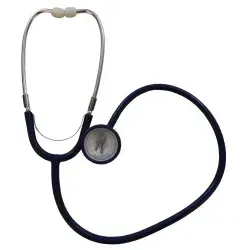 MED-COMFORT Flachstethoskop 09300-B , 1 Stück, Schlauchfarbe: blau