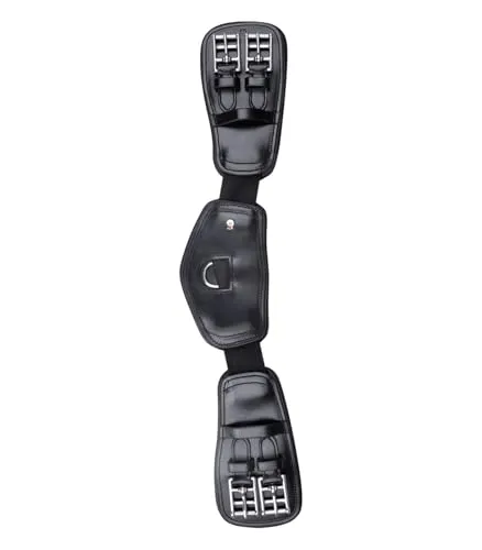 WALDHAUSEN Lederkurzgurt Elastik schwarz, 60 cm von Waldhausen