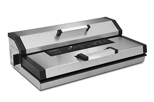Fall Fast Profi Vakuumierer VAC 4008 - Professioneller Vakuumierer aus Edelstahl für Lebensmittel, hält bis zu 8 Mal länger frisch. Mit digitalem Display und einstellbarer Abdichtzeit ideal für Gastronomie und Hobbyköche.