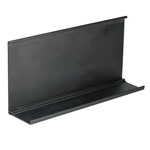 PROVISTON Montageprofil für Heizrohrabdeckleiste | 141 mm in schwarz von PROVISTON