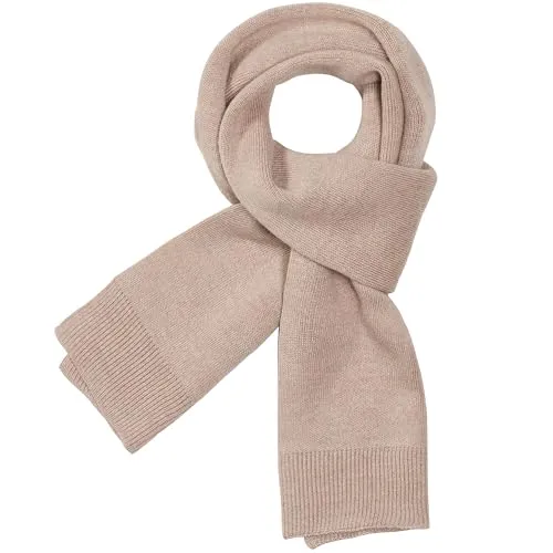 Enter the Complex® Merino Schal kurz, 140 x 20 cm, Beige in beige von Enter the Complex