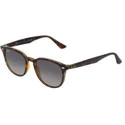 Ray-Ban Unisex-Erwachsene 4259 Brillengestelle - Sportbrillen mit braunem Havana-Gestell und grauen Farbverlauf-Gläsern, inklusive schützendem Etui für optimalen Schutz.
