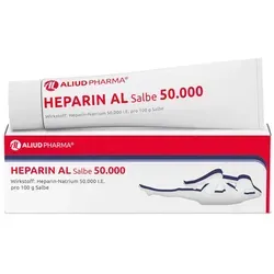 Heparin AL Salbe 50.000 für schnelle Linderung - Heparin AL Salbe 50.000 zur Unterstützung der Pflege bei Schwellungen nach Verletzungen. Die Salbe ist einfach anzuwenden und zieht schnell ein, ideal für den täglichen Einsatz.