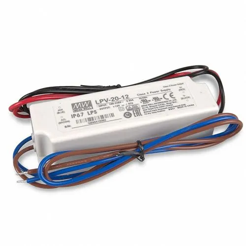 Mean Well LPV-20-12 SNT 12V/DC/0-1,67A/ 20W IP67