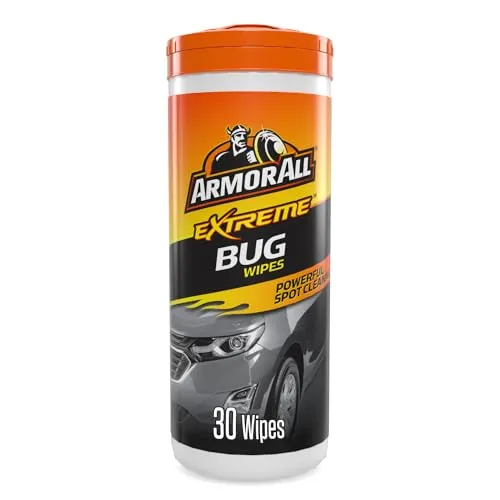 Armor All Bug Wipes, Auto Reinigungstücher, Außenflächen, 30 Tücher