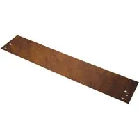 Green-split Rasenkante 10er Set aus Cortenstahl - 70 cm lang - Beeteinfassung aus feuerverzinktem Cortenstahl, robust und witterungsbeständig. Verleihen Sie Ihrem Garten mit dieser individuellen Rasenkante einen rustikalen Charme.