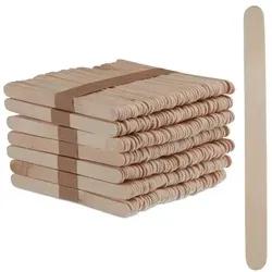 Relaxdays 2000 x Eisstiele aus Holz Hellbraun von Relaxdays