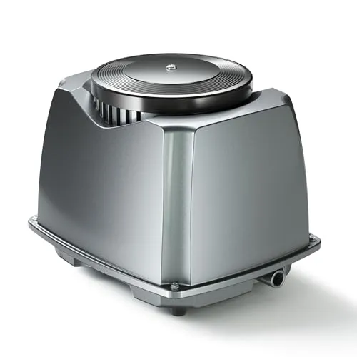 SunSun CAP-100 Sauerstoffpumpe 70 W - Gartenpumpen für Teichbelüftung mit 100 l/min Durchfluss, ideal für Aquarien und Gartenteiche bis 80 m³, sorgt für gesunde Wasserqualität und effiziente Sauerstoffversorgung.