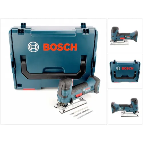 Bosch Stichsäge GST 18V-LI S - Akku-Pendelhub, 18V, Schnittleistung bis 120mm, werkzeugloser Sägeblattwechsel mit SDS-System und LED-Licht
