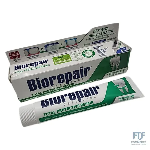 Biorepair, Total Protective Repair Zahnpasta, repariert Nagellack, schützt vor P