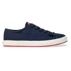 Camper Peu Rambla II Slipper in Blau - Größe 45 EU - Bequemer Slipper für den Alltag, mit Textil-Obermaterial und praktischer Schnürung. Ideal für stilvolle Freizeitaktivitäten.