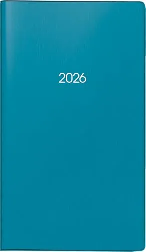 Brunnen Taschenkalender 753 A6 petrol 2026 von BRUNNEN