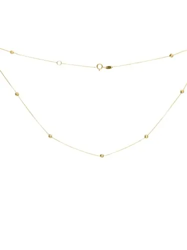 My Gold Damen Halskette Gold 333 - Elegante 8 Karat Kette mit Kugel-Anhänger - Hochwertige 333er Gelbgold Kette (8 Karat) mit verstellbarer Länge (42 cm + 3 cm). Ideal für jeden Anlass und mit Echtheitszertifikat für sicheres Tragen.