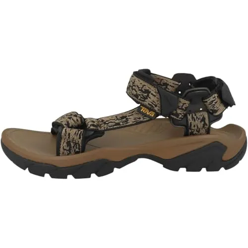 Teva Herren Trekkingsandale Terra Fi 5 Universal Braun 39,5 - Hochwertige Trekkingsandale aus 100% recyceltem Polyester. Für Komfort sorgt das weich gepolsterte Fußbett. Die rutschhemmende Profillaufsohle garantiert sicheren Halt auf jedem Untergrund.